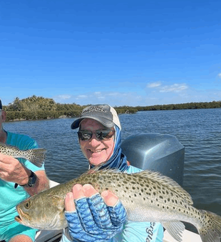 Caught this Nice Sea Trout in Cape Coral!